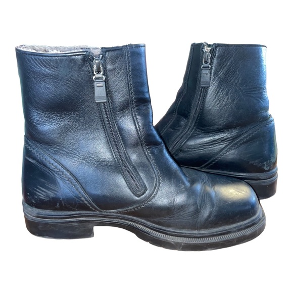 PAJAR MEN’S OTHELLO BLACK LEATHER SIZE : 10 - Picture 5 of 11